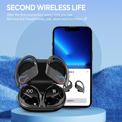 Mpow Wireless Earbuds Bluetooth Headphones Sport Earphones Built-in Mic Headsets - Picture 4 of 18