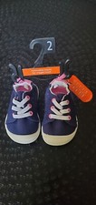 NWT Navy Pink / Slip On- Toddler Sneakers 3 months.