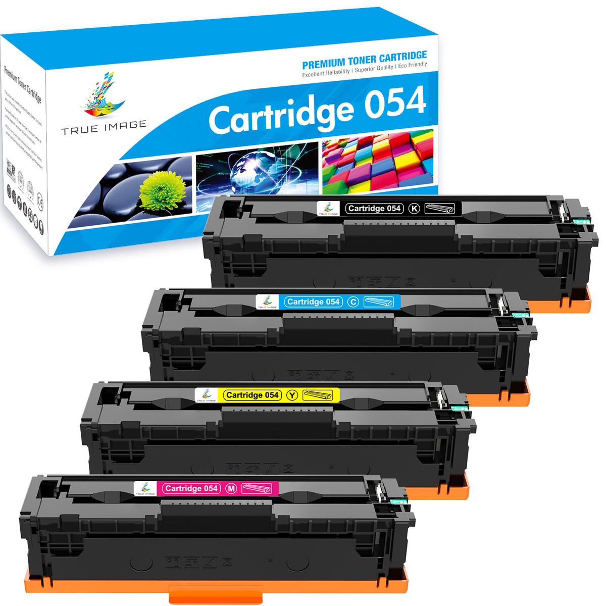 4PK Compatible With Canon imageCLASS 045 046 054 H Color Toner