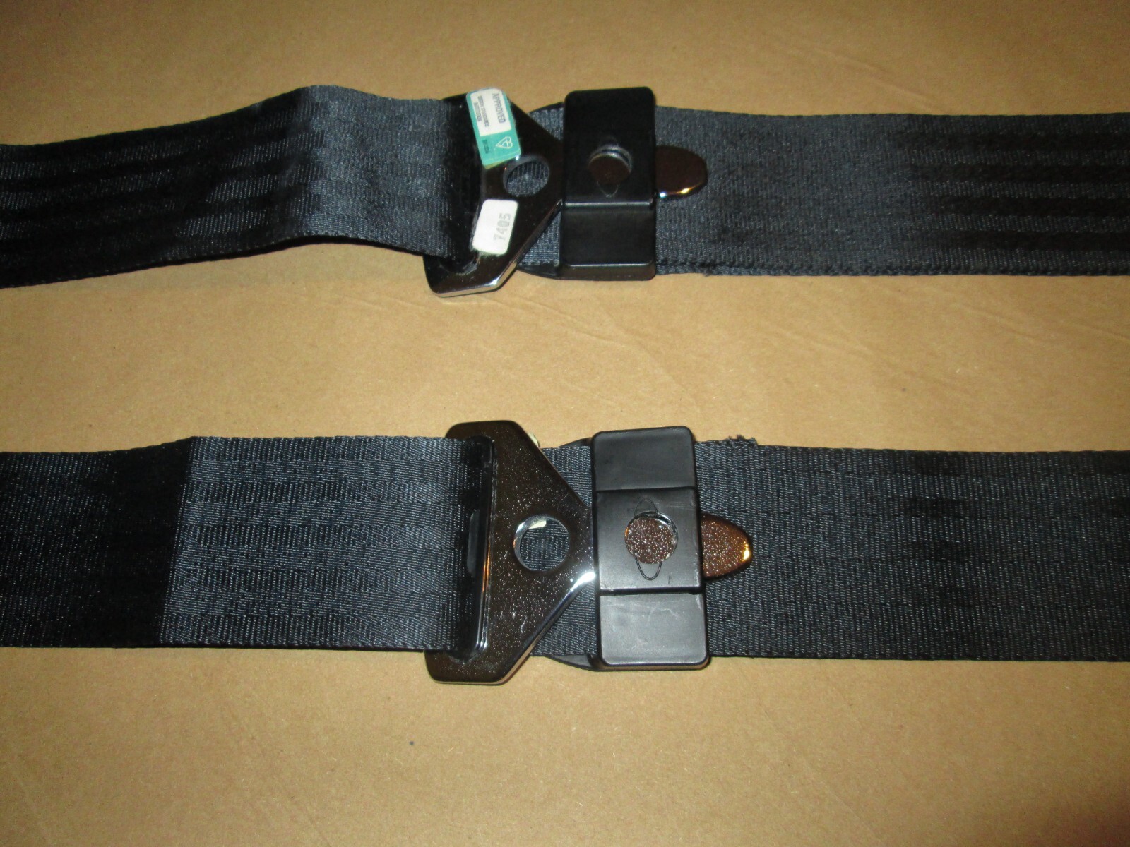 KANGOL PAIR NOS CLASSIC CAR SEAT BELTS BMC AUSTIN MORRIS TRIUMPH MINI
