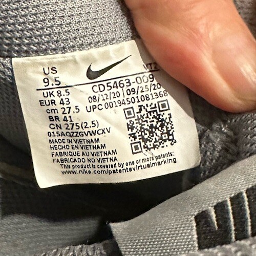 Size 9.5 - Nike Court Vision Low Particle Grey Wheat for