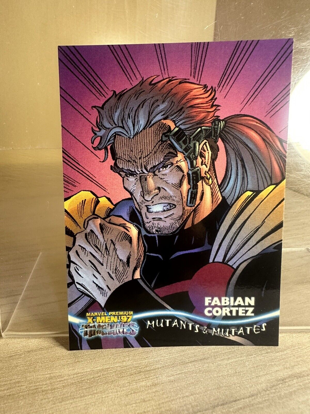 1997 Fleer Marvel Premium X-Men '97 Timelines #14 Fabian Cortez Trading Card 