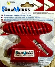 Foam Werks Foam Cutting Tool, Straight/Bevel