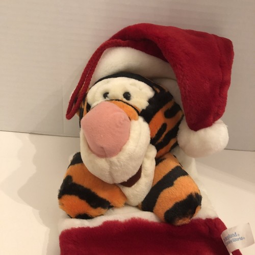 Disney World Tigger Santa Hat Plush 