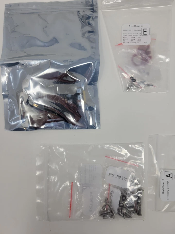 Emax NightHawk X All Carbon Fiber Quadcopter Aircraft Frame (3mm) - Image 3 of 4