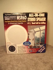 Vintage BIC America M-RS6D Muro Architectural Series 3 Way Flush Mount Speaker