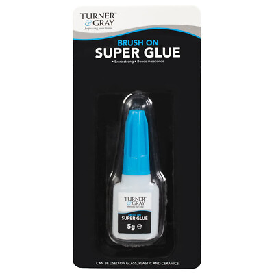 Turner & Gray Brush On Sekundenkleber extra starke Verklebungen in Sekunden 5g