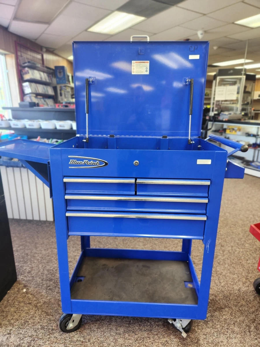 Blue-point Four Draw Service Tool Cart (Blue) - (MODEL - KRBC10TBPC)