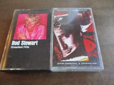 Rod Stewart - Greatest Hits  Vagabond Heart - 2 Cassette Tapes VG  2.95