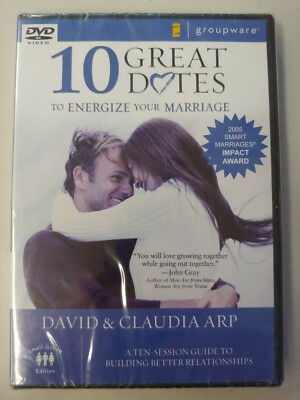 10 Great Dates to Energize Your Marriage (DVD, 2005) Zondervan Groupware NEW