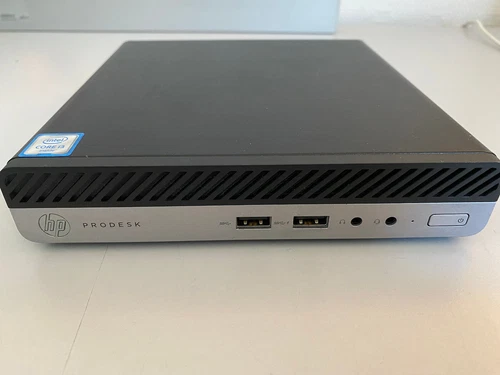 Ordinateur mini PC HP Prodesk 400 G3, Windows 10 Pro, 16 Go RAM, SSD 256 Go
