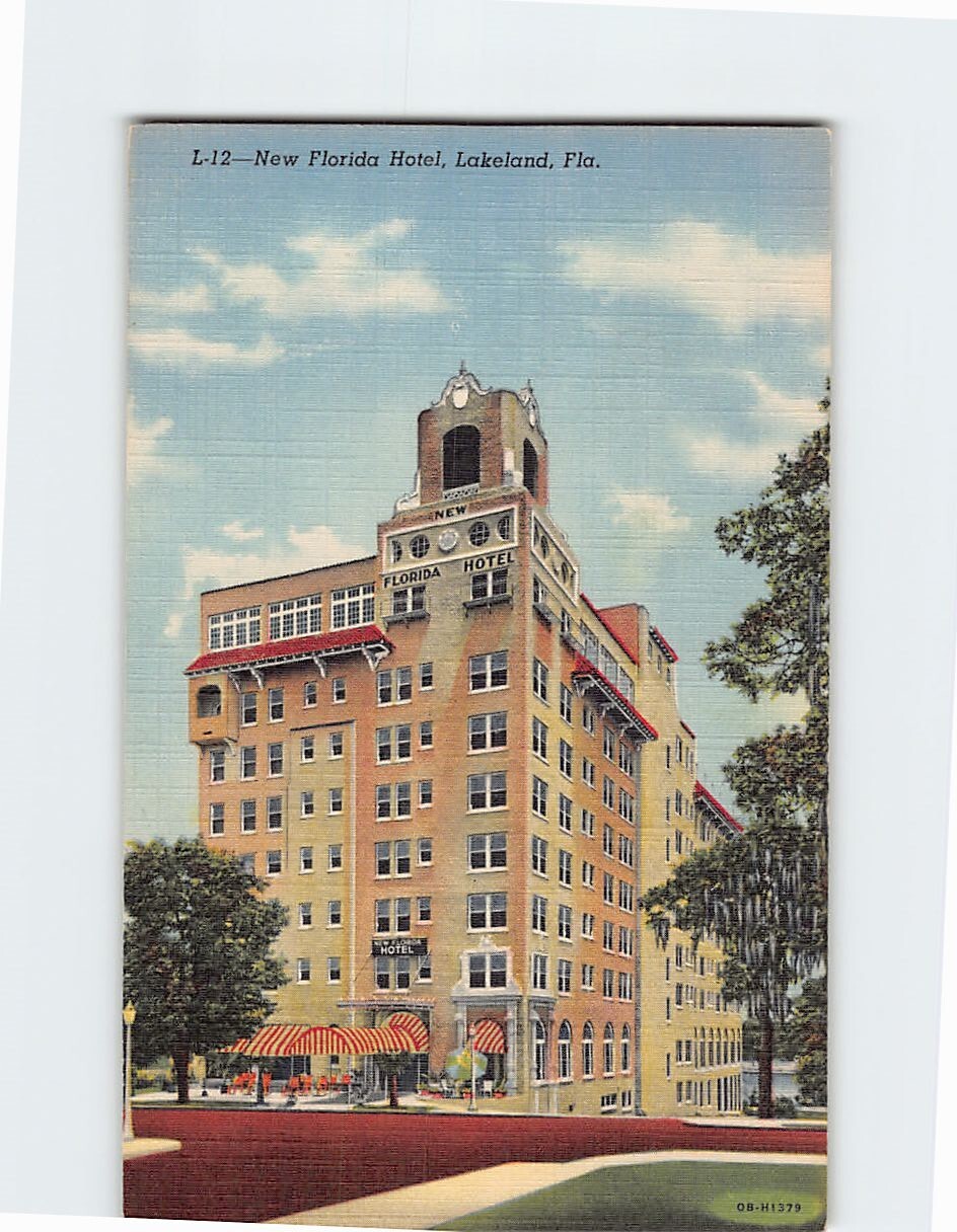 Postcard New Florida Hotel Lakeland Florida USA