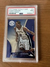 2012-13 Panini Totally Certified Blue #11 Kawhi Leonard PSA 9 MINT /299 Rookie