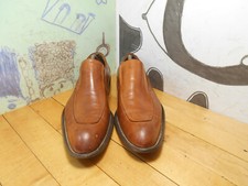 Sach Brown Leather Loafers Men's Euro 40 US 8.5