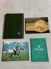 PORTA DOCUMENTI ROLEX WALLET + LIBRETTI VARI