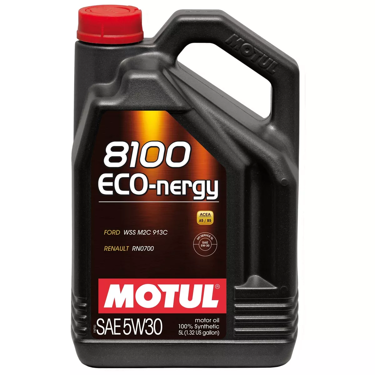Motul 5 Litres Of 8100 Eco Nergy 5W30 Fully Synthetic Engine Oil