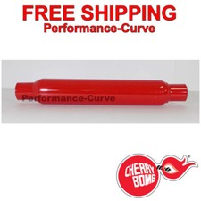 Cherry Bomb Glasspack Muffler 2.25 In Out - 18 Body - 87510cb Cherry Bomb Glasspack Muffler 2.25 In Out - 18 Body - 87510cb