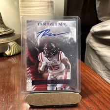 2023 Panini Chronicles Draft Tavius Robinson Origins Rookie Auto SP Blue 123/125