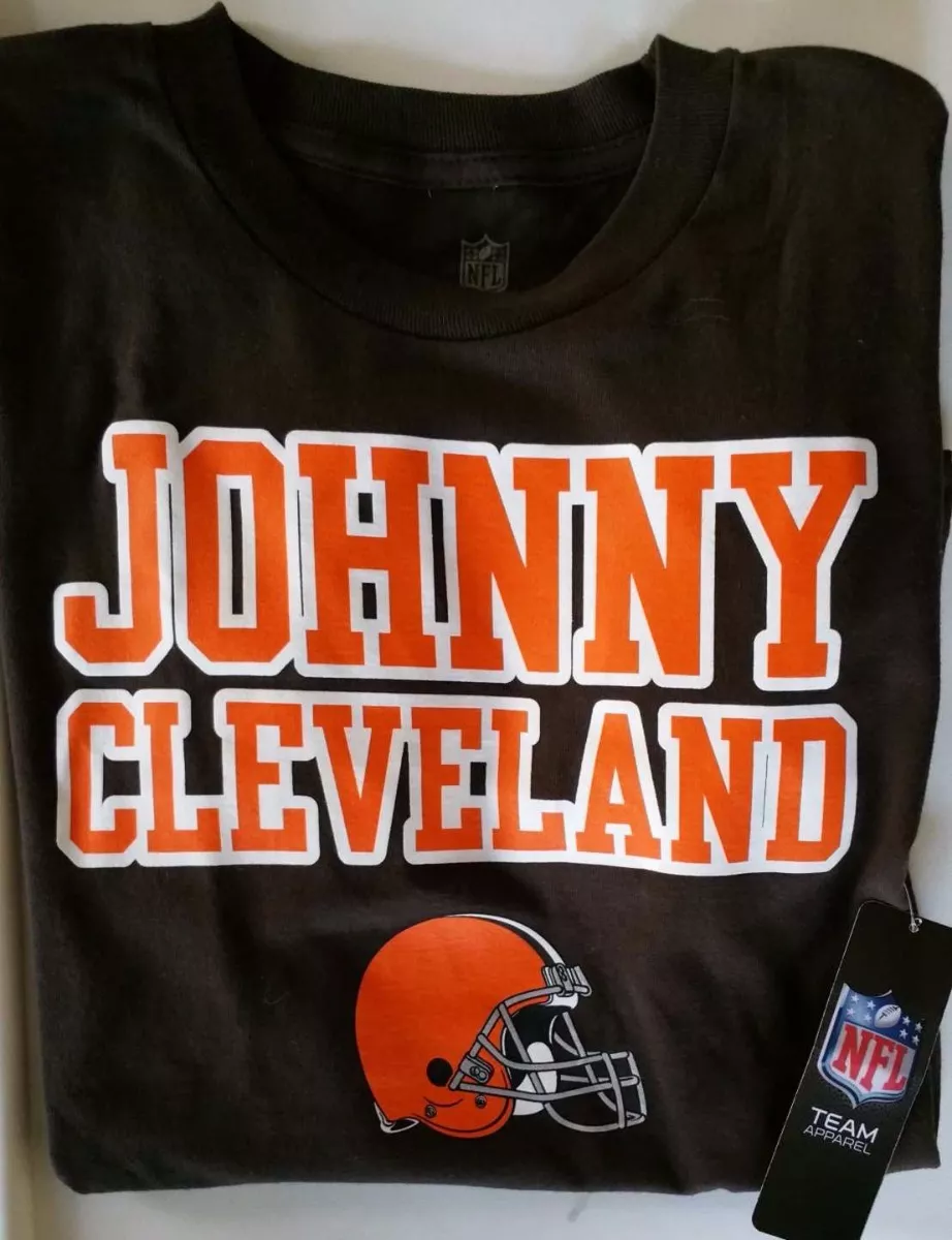 $25 JOHNNY CLEVELAND-T-SHIRT NFL SHOP BROWNS FOOTBALL MANZIEL-Boys YOUTH XL  18