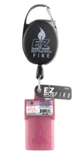 EZ Splitz Fire Cigarillo Cutter & Retractable Lighter Holder - Pink