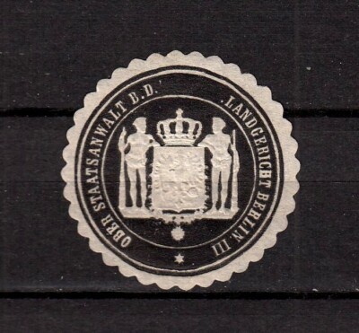 424076/ Siegelmarke   Ober Staatsanwalt b. d. Landgericht - Berlin III