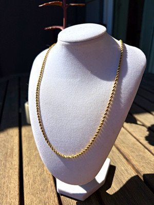Solid 14k Yellow Gold 18  Chain