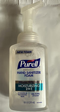 Purell Advanced 2-in-1 Moisturizing Foam Hand Sanitizer, Natural Fragrance