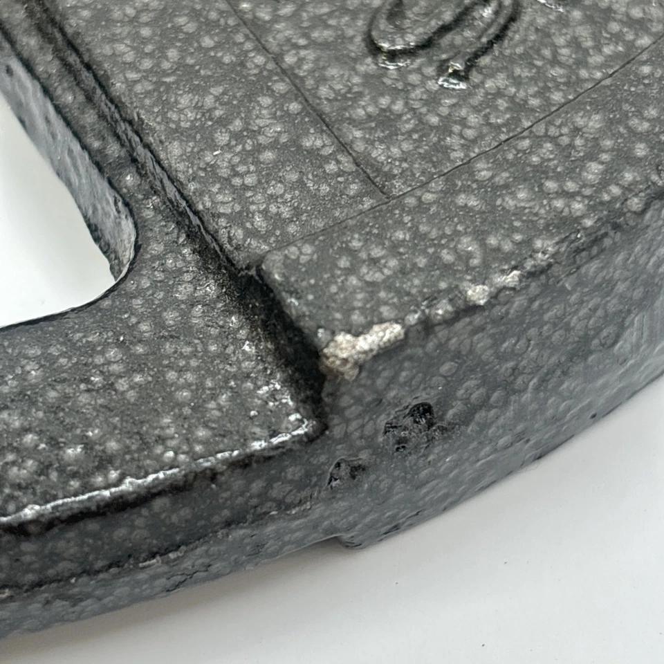 "4 placas de peso de hierro fundido Gold's Gym 2x10 lb 2x2,5 lb barra de orificio de 1"" 25 lb en total" Foto 4 de 4