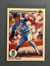 1990 Upper Deck - Kevin Appier #102 (RC) Kansas City Royals Rookie Card. rookie card picture