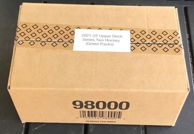 2021-22 Upper Deck Hockey Series Two Trading Cards Factory Sealed Fat Pack Box