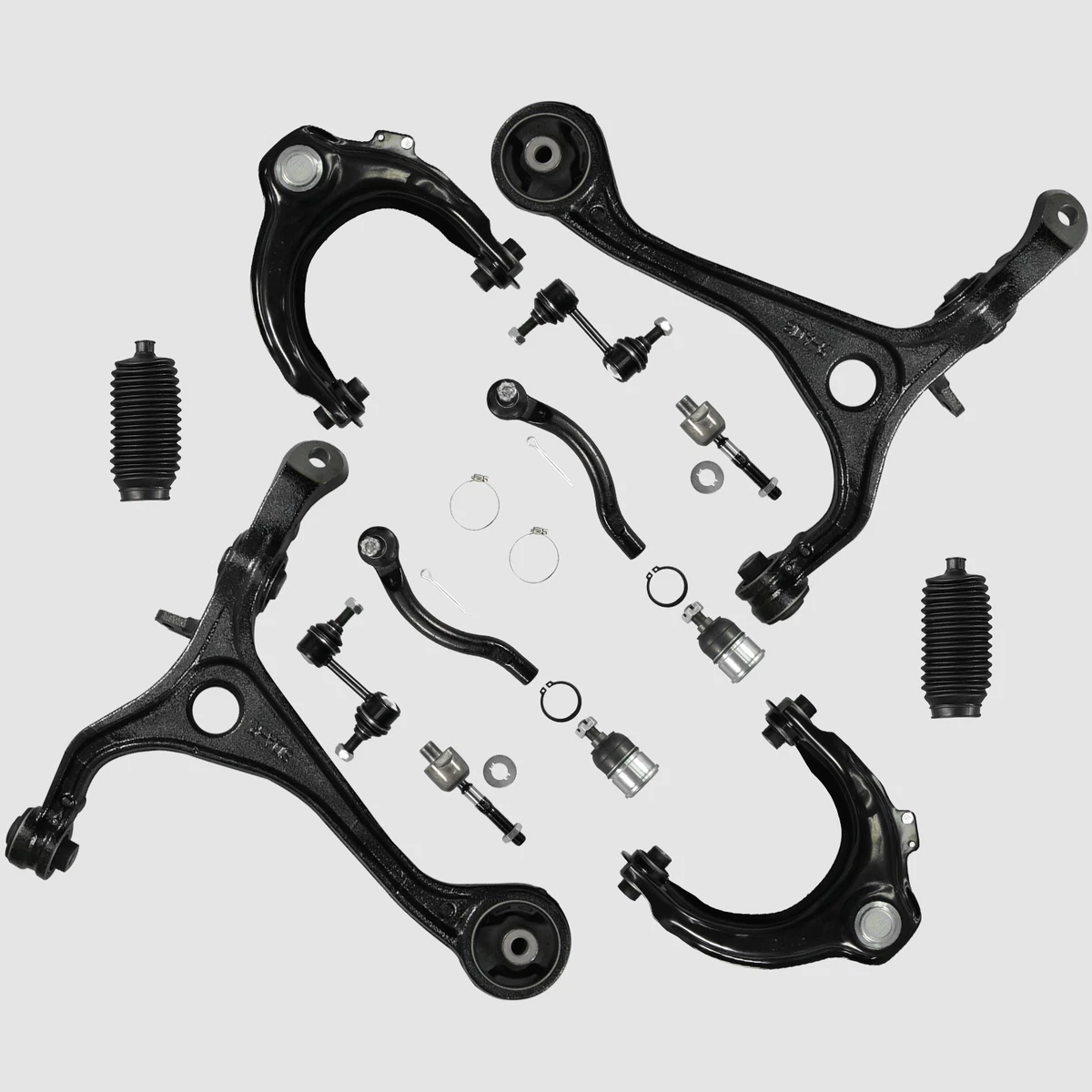KEYOOG Kit 2 Bracci Di Controllo Superiori Posteriori Con Snodo Sferico – Adatto Per Acura MDX, TSX, Honda Accord, Odyssey, Pilot