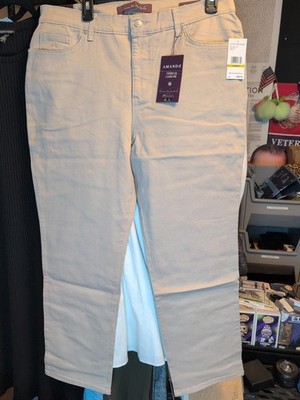 Gloria Vanderbilt Women's Pants, Tan , New With Tags, Swan Series NWT size 14