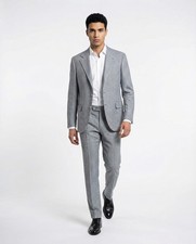 BRUNELLO CUCINELLI MEN'S CELESTE WOOL BLEND LEISURE SUIT MSRP 6995