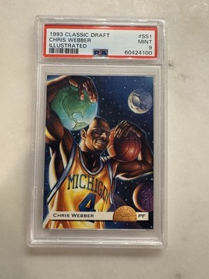 1993 Classic Chris Webber Illustrated SS1 / PSA 9 / Numbered #1 Of 39000