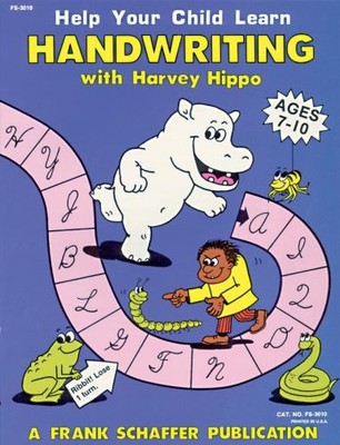 HANDWRITING WITH HARVEY HIPPO, GRADES 2 TO 4 (HANDWRITING By Carson-dellosa *VG*