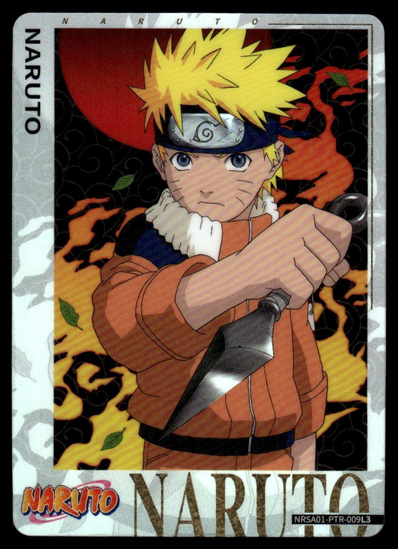 Naruto Uzumaki NRSA01-PTR-009L3 Naruto KAYOU Heaven Scroll Near Mint