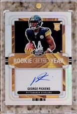 Sports Cards 2022 Panini Contenders Optic George Pickens Rookie Of The Year...