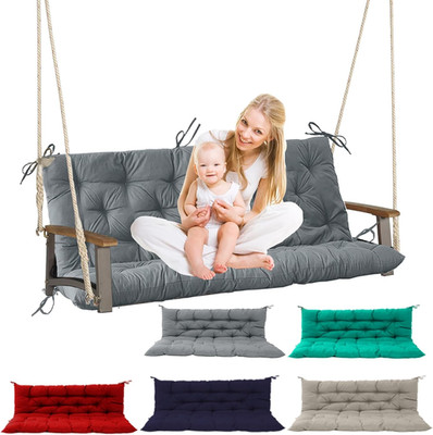 Outdoor Swing Cushions, 60Inch Waterproof Three Seat Swing Replacement Cushions