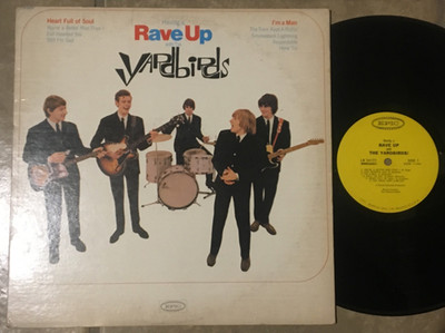Yardbirds Having a Rave Up 1965 LP Vinyl Album Mono VG+