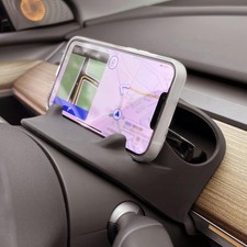 Tesla Model Y/Model 3 Phone Holder Display Mount Rear Organizers, The Steering W