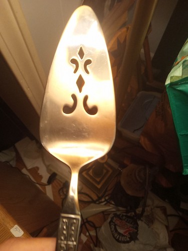 Ecko Eterna Lajoya Holzgriff Vintage MCM Tortenheber Utensil Korea (F5) - Bild 2 von 7