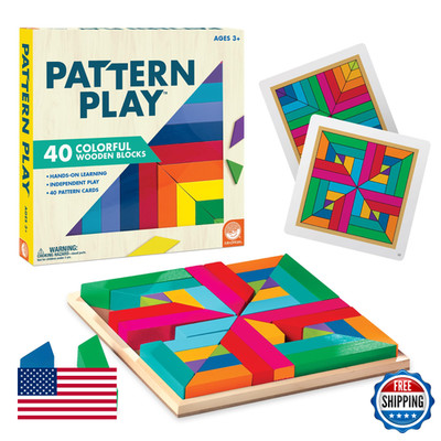MindWare Pattern Play Original Game - Boost Creativity & Fine Motor Skills