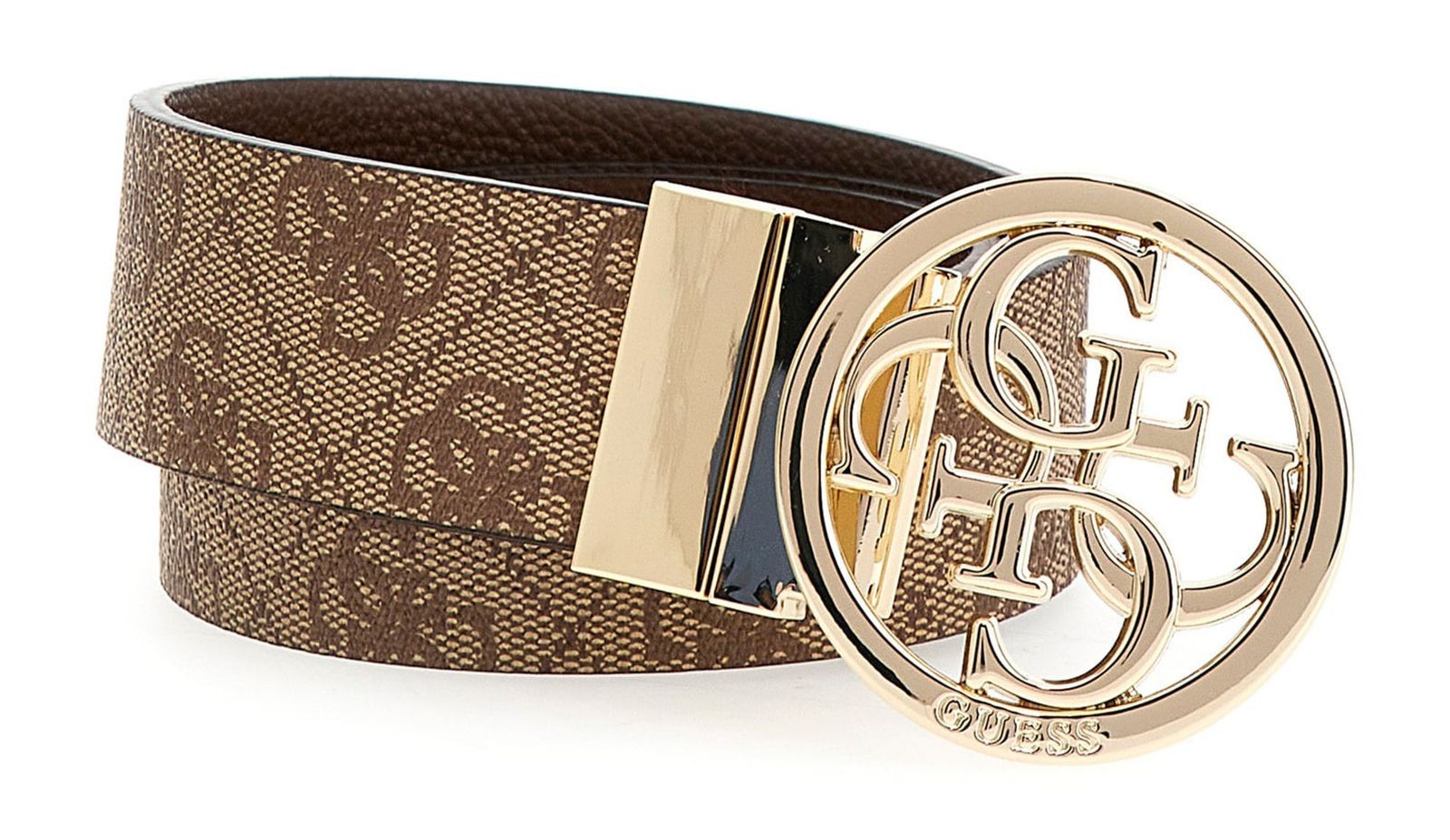 GUESS belt Noelle Nolana Belt W95 Latte Logo