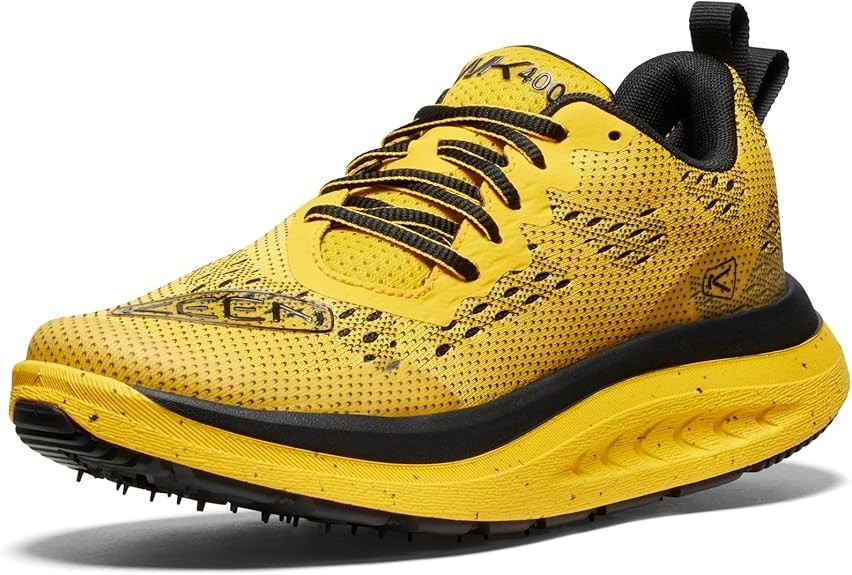 Nuovissimo KEEN Donna WK400 Performance Traspirante Passeggio Giallo Nero US 7 5