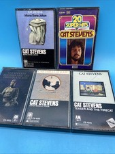 Cat Stevens Cassette tape lot of 5- Vintage Folk/Rock Classics