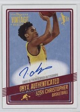 2021-22 Onyx Vintage Auto Josh Christopher #VAJC Auto 1g0v