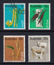 AUSTRALIA 1969 Primary Industries set of 4 SG 440-443 Used