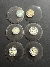 LOT OF 6 GLASS POCKET WATCH CRYSTALS SIZE 17 REPLACEMENT PARTS