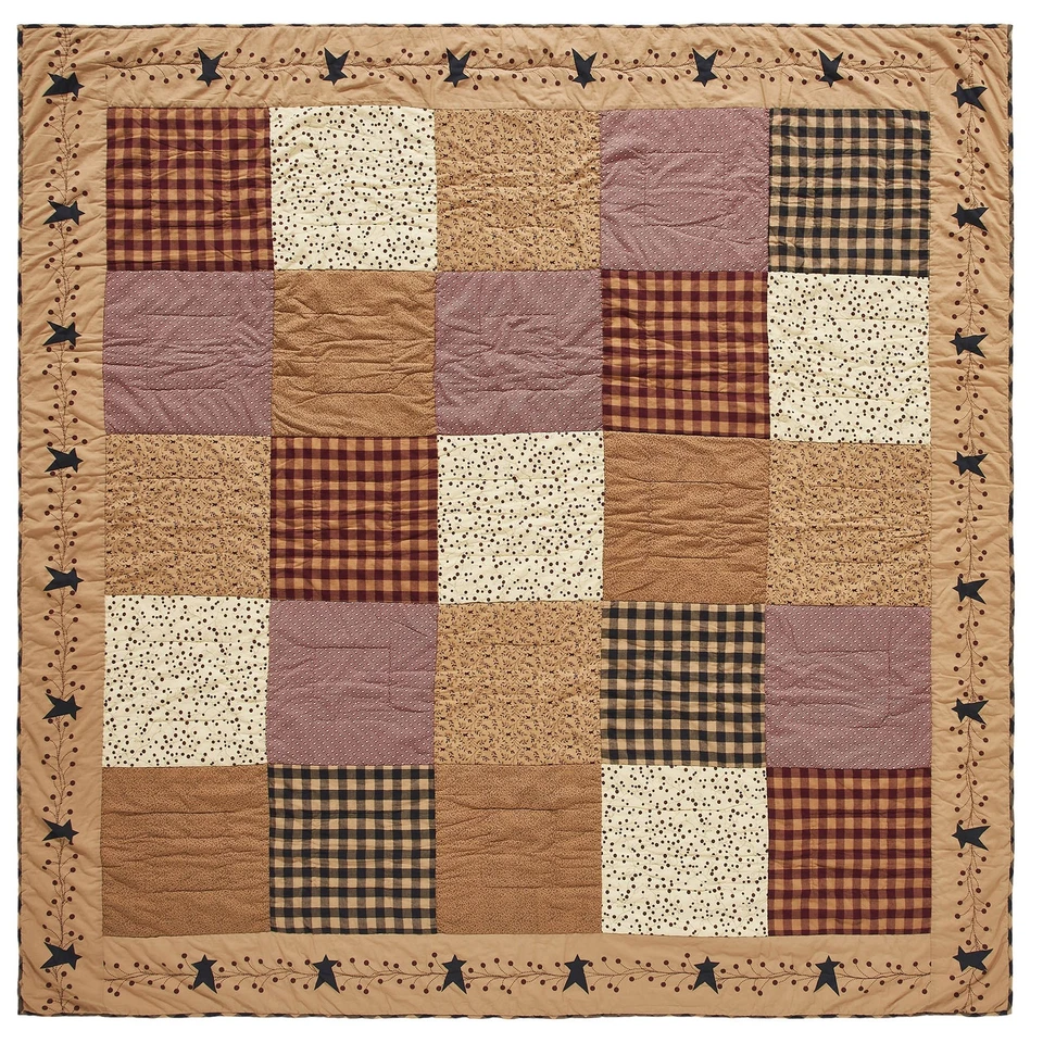 Pip Vinestar Queen Quilt 94Wx94L VHC Brands - Image 4 of 4