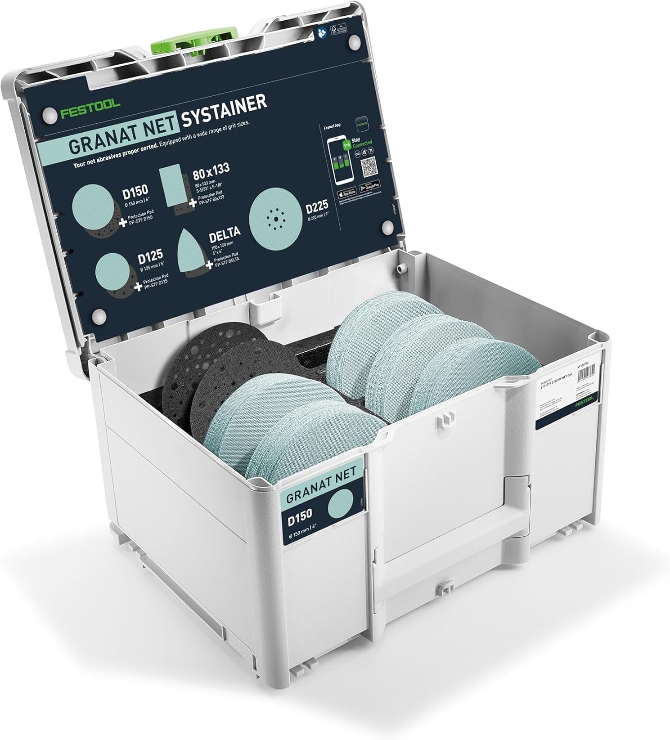 Festool Systainer³ Granato Net D150 GR NET SYS Disco abrasivo Granat 578718